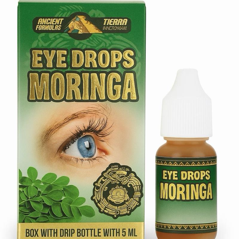 Moringa Eye Drops 5mL with Moringa Extract | Natural Eye Care | Precision Dropper Bottle | Made in Mexico