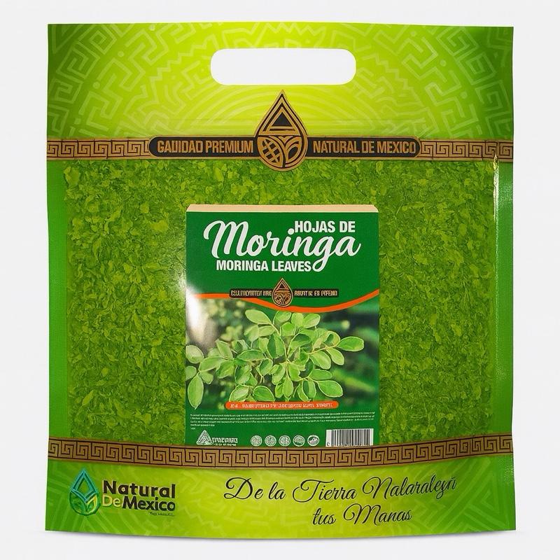 Moringa Leaf Herbal Tea, Premium Natural Moringa Leaves from Mexico, Loose Leaf Herbal Infusion, Unflavored Botanical Tea, 4 oz (113g)