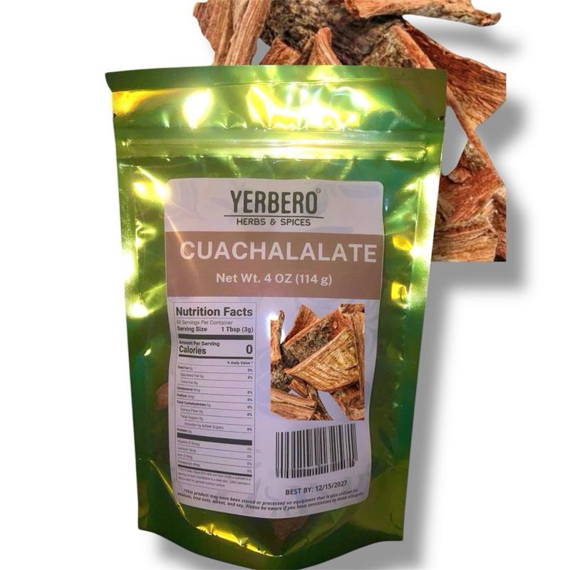 Herbalista Cuachalalate Bark Herbal Tea 4oz (114g), Juliana Adstringens Loose Bark Tea, All Natural Non-GMO Mexican Herbal Tea, Wildcrafted