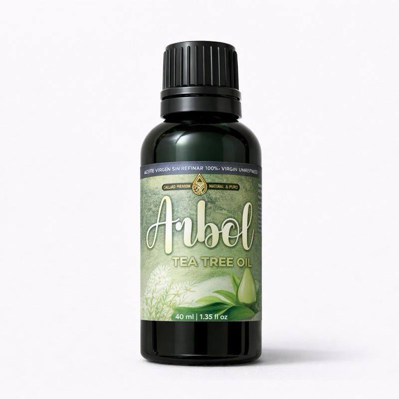100% Pure Natural Tea Tree Essential Oil 40ml | Fresh Herbal Oil for Skin, Scalp & Hair Care | Aromatherapy & Daily Wellness | External Use