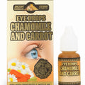 Chamomile & Carrot Herbal Eye Drops for Natural Eye Comfort with Chamomile & Carrot Extracts, 5 mL Soothing Eye Care Dropper Bottle
