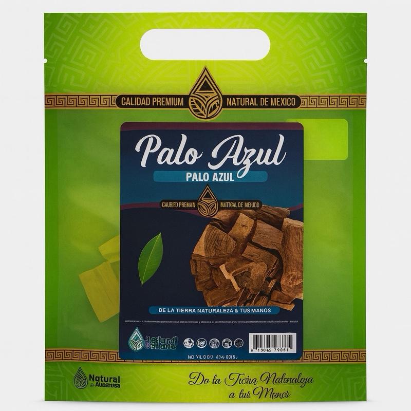 Palo Azul Herbal Tea, Premium Natural Palo Azul Wood Tea from Mexico, Loose Herbal Infusion, Unflavored Botanical Tea, 4 oz (113g)
