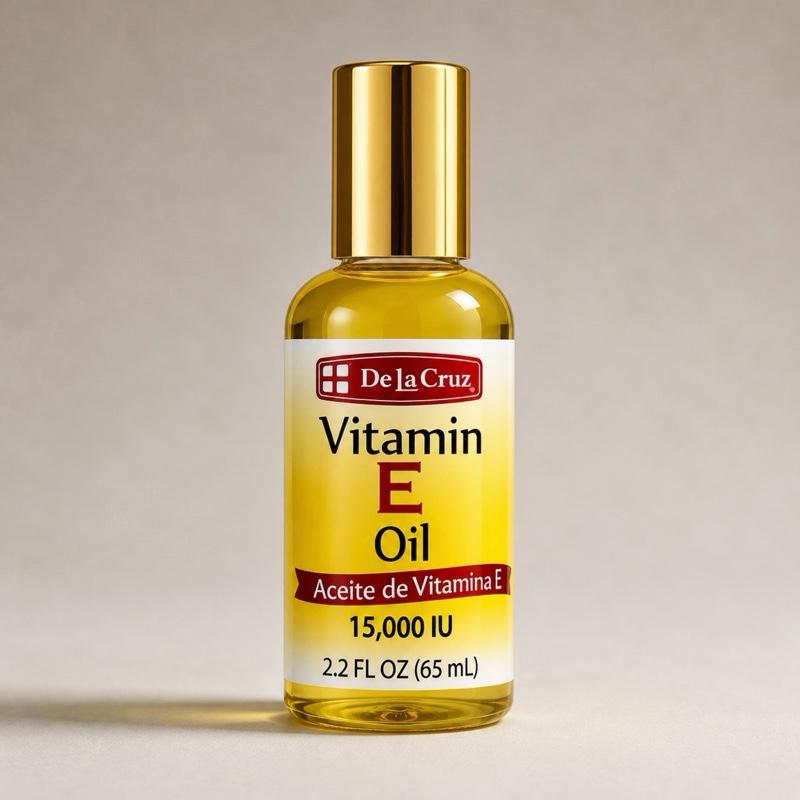 De La Cruz Vitamin E Oil 15,000 IU 65mL | Skin Moisturizing Body Oil