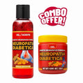 Neuropatía Diabética Massage Gel & Oil Bundle – 125g Massage Gel + 6oz Massage Oil | Turmeric & Cinnamon Body Care Set | Made in Mexico