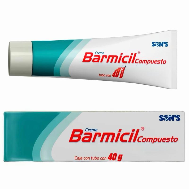 Barmicil Compuesto Cream Fragrance-Free Daily Body Moisturizing Cream for Sensitive Skin, Lightweight Cosmetic Formula, 40g
