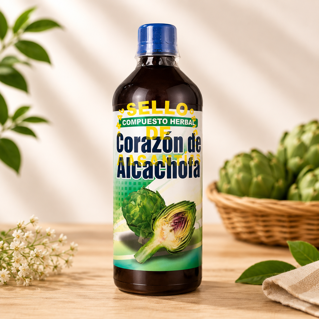 ￼ Artichoke Herbal Liquid Supplement 16.9 fl oz (500 mL) | Botanical Daily Wellness Formula