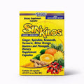 SinKilos Ginger & Spirulina Herbal Formula with Turmeric, Seaweeds, Guarana & Pineapple, 30 Capsules Daily Herbal Supplement