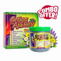VIRAL Combo Pack Ortiga Más Ajo Rey Omega 3 Fortified Dietary Supplement, 125g, Garlic Formula for Daily Wellness