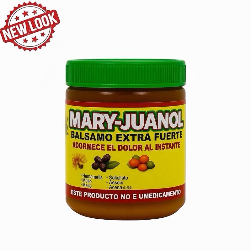 Mary-Juanol Massage Gift Set – Extra Strong Balm 125g & Massage Oil 6oz Bundle | Herbal Self-Care Duo