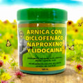 Arnica Massage Balm with Diclofenaco, Naproxeno & Lidocaina, 125g Topical Cream