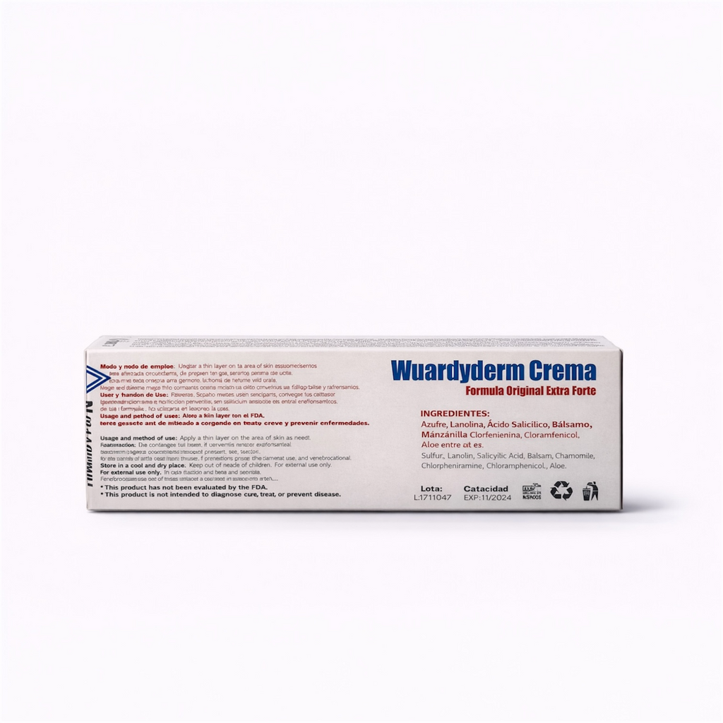 Wuardyderm Skin Cream Extra Strength Formula 40g | Botanical Moisturizing Cream for Daily Skin Care | Lightweight Nourishing Topical Cream