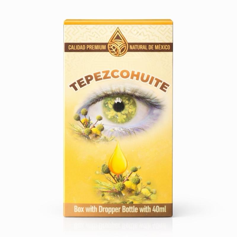 Tepezcohuite Eye Drops 40 ml Premium Quality Eye Care Formula with Traditional Botanical Blend in Precision Dropper Bottle