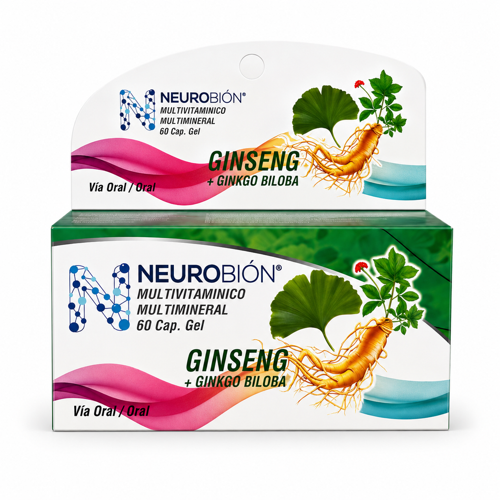 Neurobión Multivitamin Multimineral with Ginseng & Ginkgo Biloba Capsules - 60 capsules