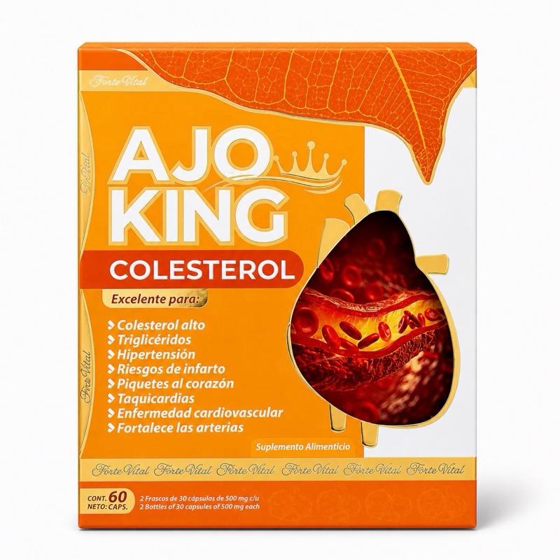 Ajo King Garlic Extract Heart Health Supplement | 60 Capsules