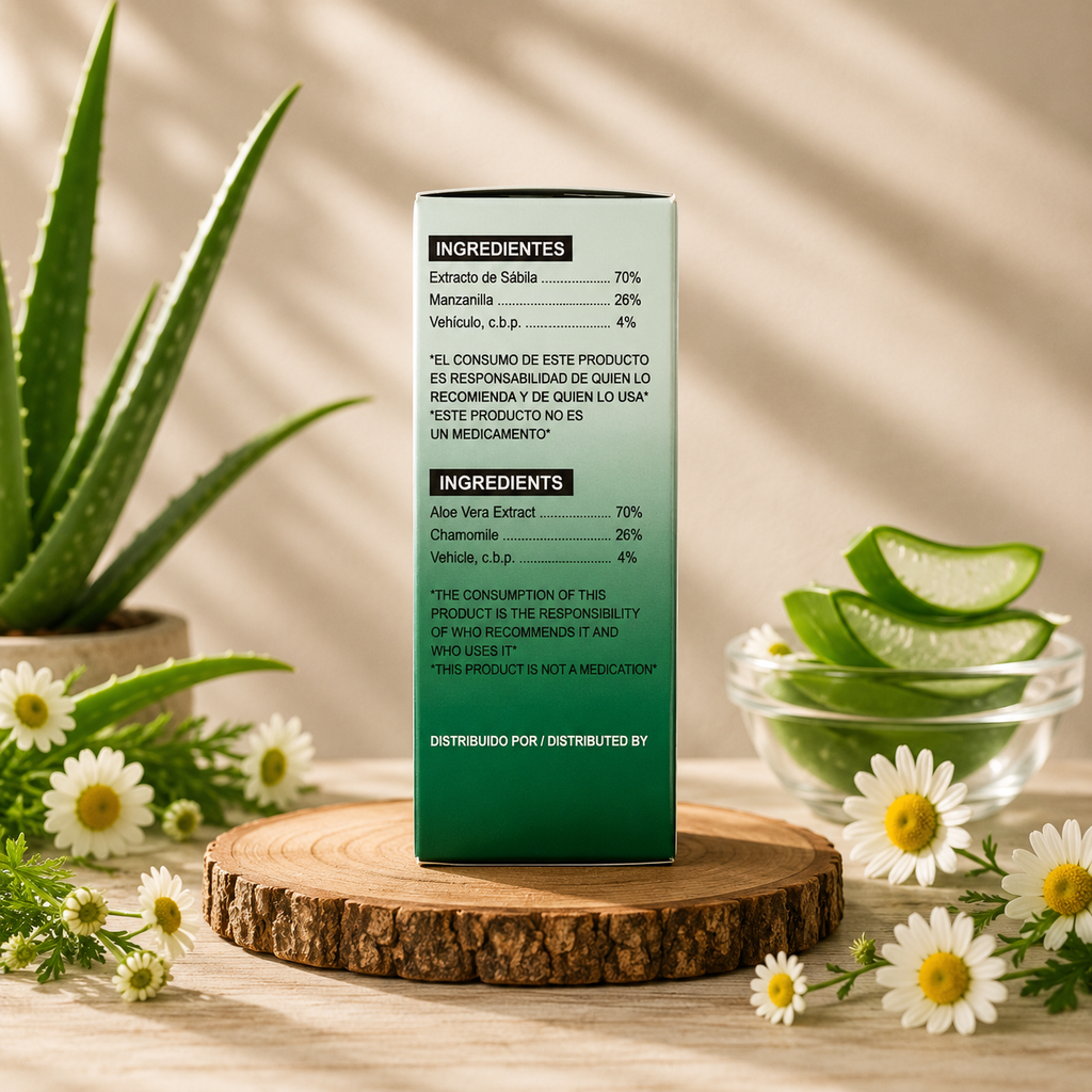￼ Aloe Vera & Chamomile Herbal Eye Drops 40 mL | Botanical Eye Care Formula | Daily Use
