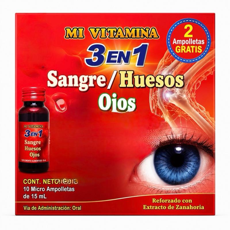 Mi Vitamina 3-in-1 Multivitamin Drink | 10 x 15mL Ampoules