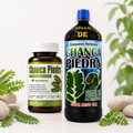 Combo Offer! Chanca Piedra Herbal Supplement Combo – Naturaldawaa Stone Breaker 60 Softgels 500 mg + Liquid Herbal Compound, 1 Liter