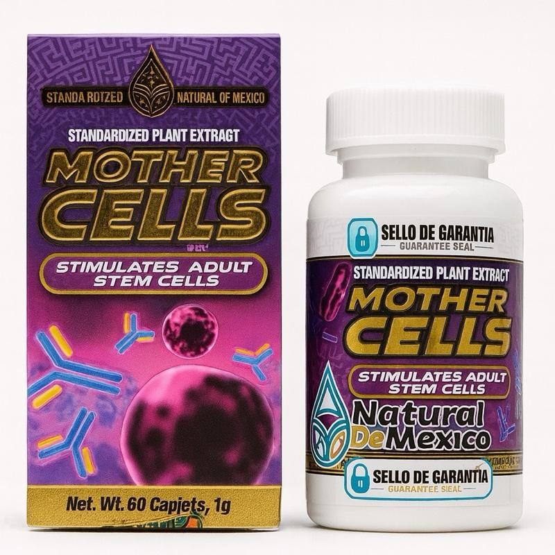 Mother Cells Plant Extract Herbal Supplement – 60 Capsules by Natural De Mexico