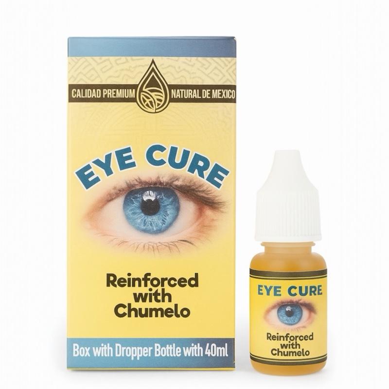 Eye Cure with Chumelo Herbal Eye Drops, 40 mL Precision Dropper Bottle for Daily Eye Care | Naturaldawaa