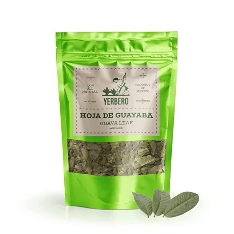 Yerbero Whole Guava Leaf Herbal Tea 4oz (113g), Natural Hoja De Guayaba Loose Leaf Tea, Non-GMO, Gluten-Free, Premium Mexican Herbal Tea