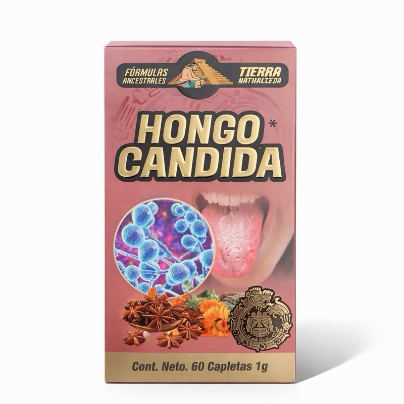 Hongo Candida Herbal Supplement with Traditional Plant-Based Formula for Daily Wellness Support, Halal, 60 Caplets (1g Each)