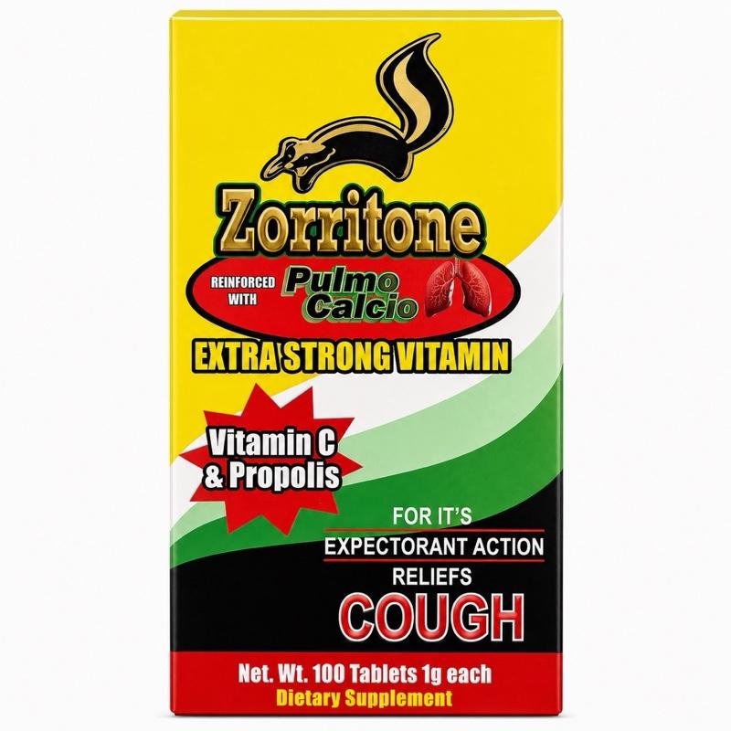 Zorritone Herbal Supplement with Vitamin C & Propolis | 100 Tablets