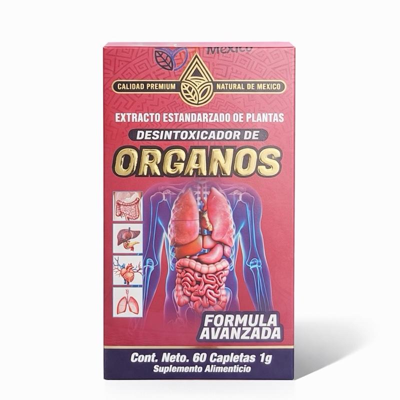 Organos Herbal Wellness Supplement with Standardized Plant Extracts, Advanced Plant-Based Formula, Halal, 60 Caplets (1g Each)