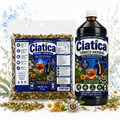 Combo offer! Ciática Herbal Tea & Tonic Combo – 9-Herb Botanical Blend with Nettle, Turmeric, Willow, Chamomile and Aloe, 4 oz Tea + 1 Liter Tonic