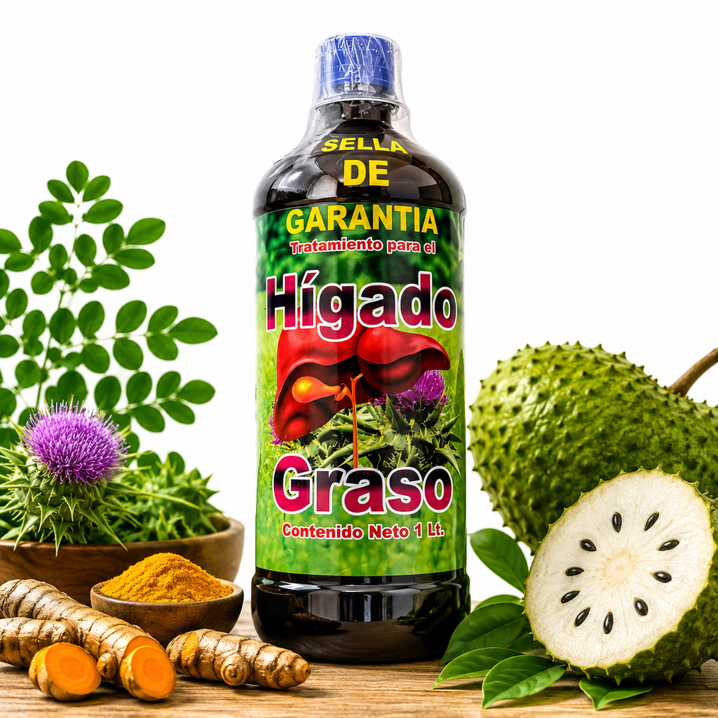Higado Graso Herbal Liquid Dietary Supplement with Traditional Botanical Ingredients | 32 fl oz (946 mL)
