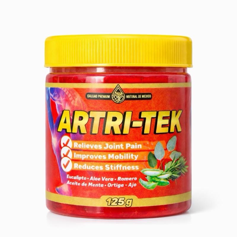 ARTRI-TEK Herbal Massage Cream 125 g with Arnica, Menthol, Aloe Vera & Pine Extract, Botanical Body Cream for Daily Massage & Skin Care