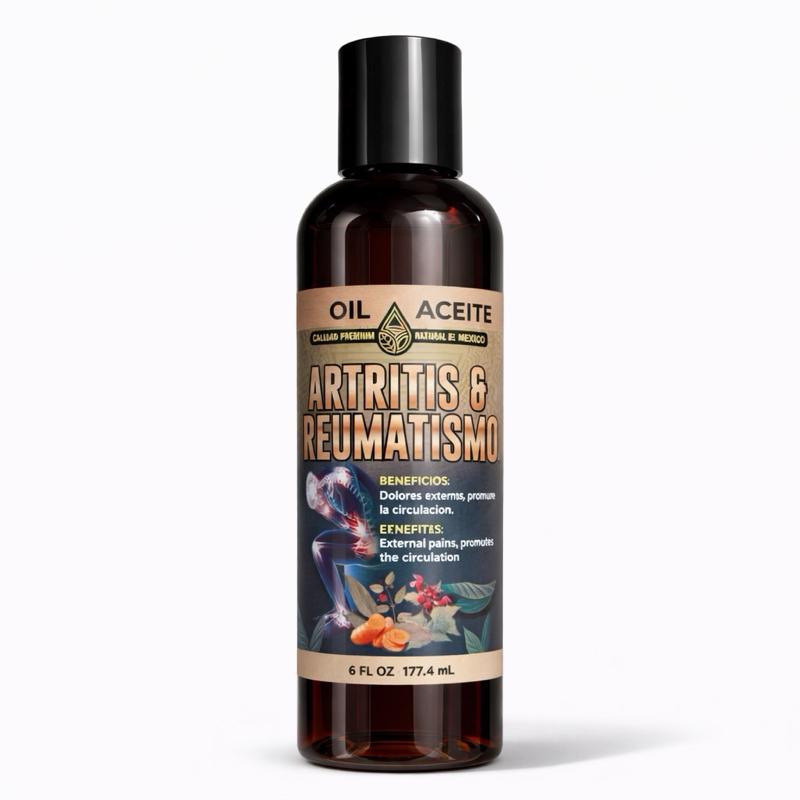 Artritis Herbal Massage Cream 125g & Arthritis & Rheumatism Massage Oil 6 fl oz Combo | Botanical Body Care Set