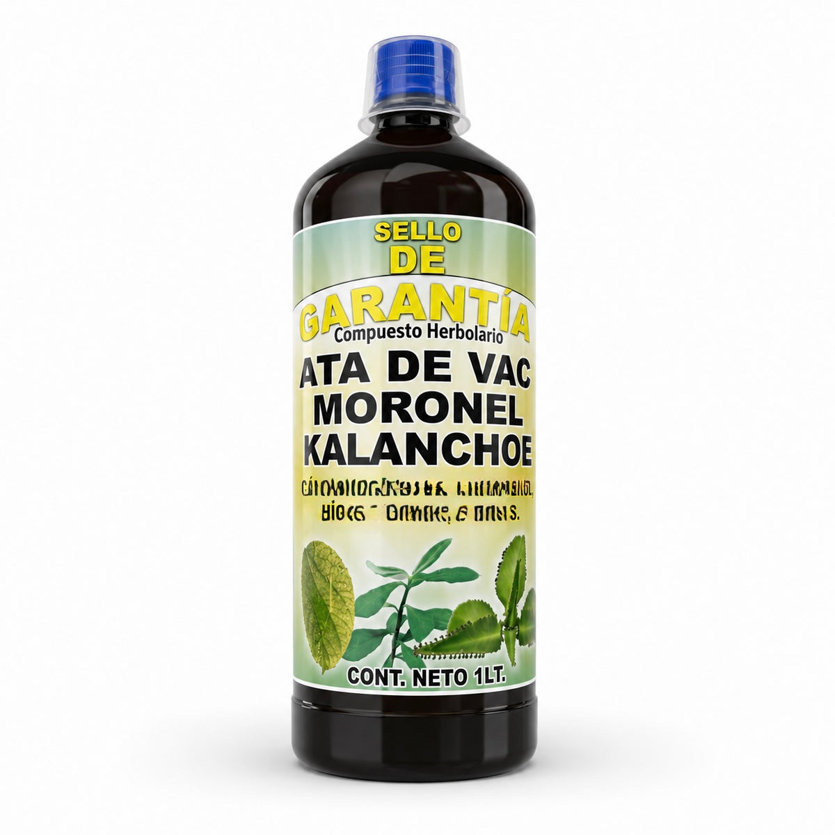 Pata de Vaca, Moronel & Kalanchoe Herbal Liquid Supplement, 1 Liter (33.8 fl oz), Traditional Botanical Blend, Liquid Dietary Supplement