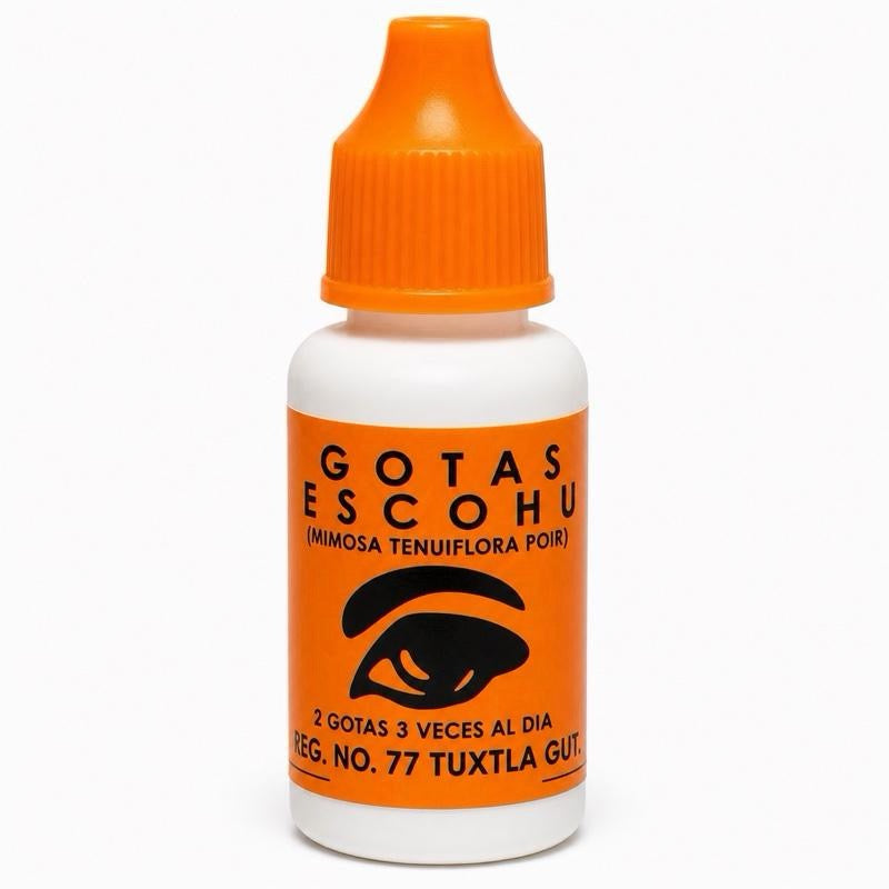 Escohu Coco Eye Drops 15ml | Mimosa Tenuiflora Extract Eye Drops | Convenient Dropper Bottle for Daily Eye Care