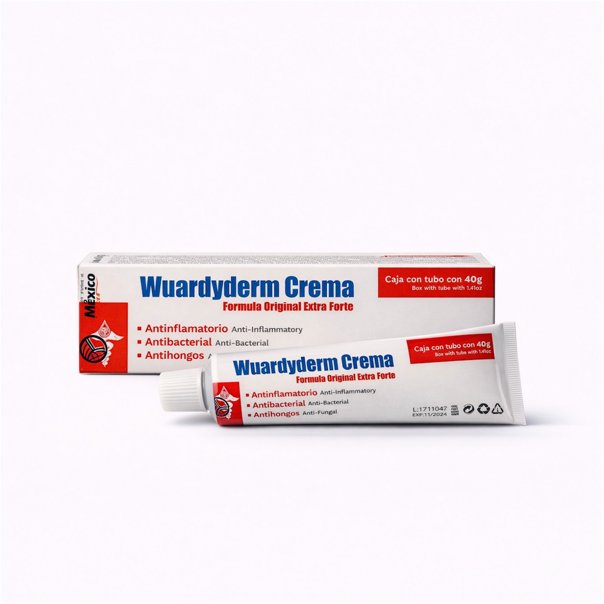 Wuardyderm Skin Cream Extra Strength Formula 40g | Botanical Moisturizing Cream for Daily Skin Care | Lightweight Nourishing Topical Cream