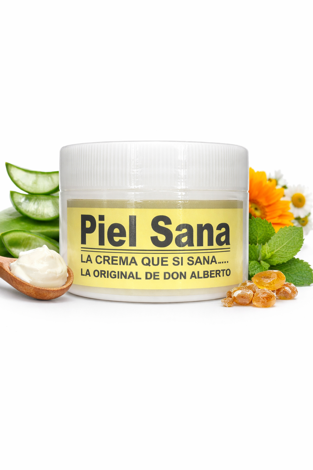 Piel Sana Moisturizing Skin Cream by Don Alberto – Hydrating Cream for Dry & Rough Skin – Daily Moisturizer for Soft, Smooth Skin