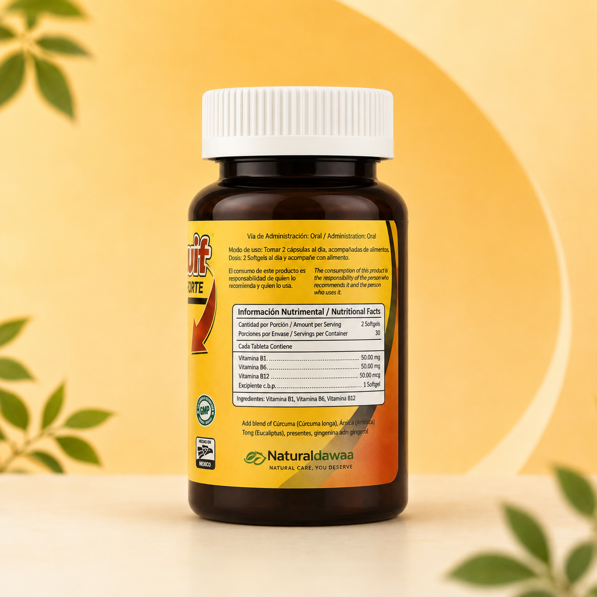 Dolo-Tetrauif Ultra Forte Nutritional Supplement – Fast-Absorbing, Easy-to-Swallow Formula, 30 Softgels