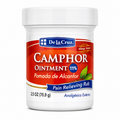 De La Cruz Camphor Ointment 11% 2.5 oz | Topical Camphor Rub for Temporary Relief of Minor Muscle & Joint Aches, Backaches & Itching | External Use Only