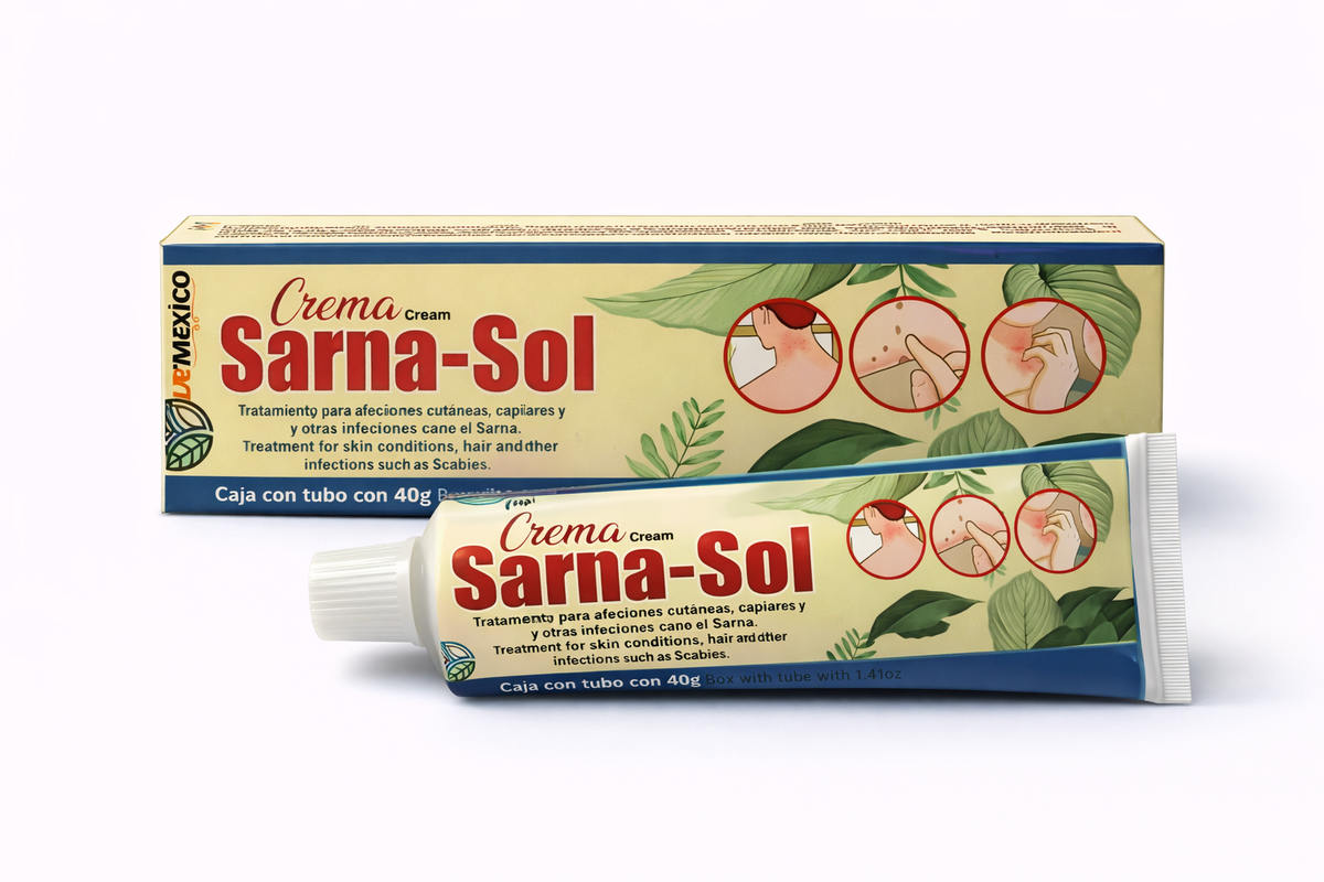 Sarna-Sol Skin Cream 40g | Botanical Moisturizing Cream for Skin & Scalp Care | Lightweight Daily Skin Care Formula