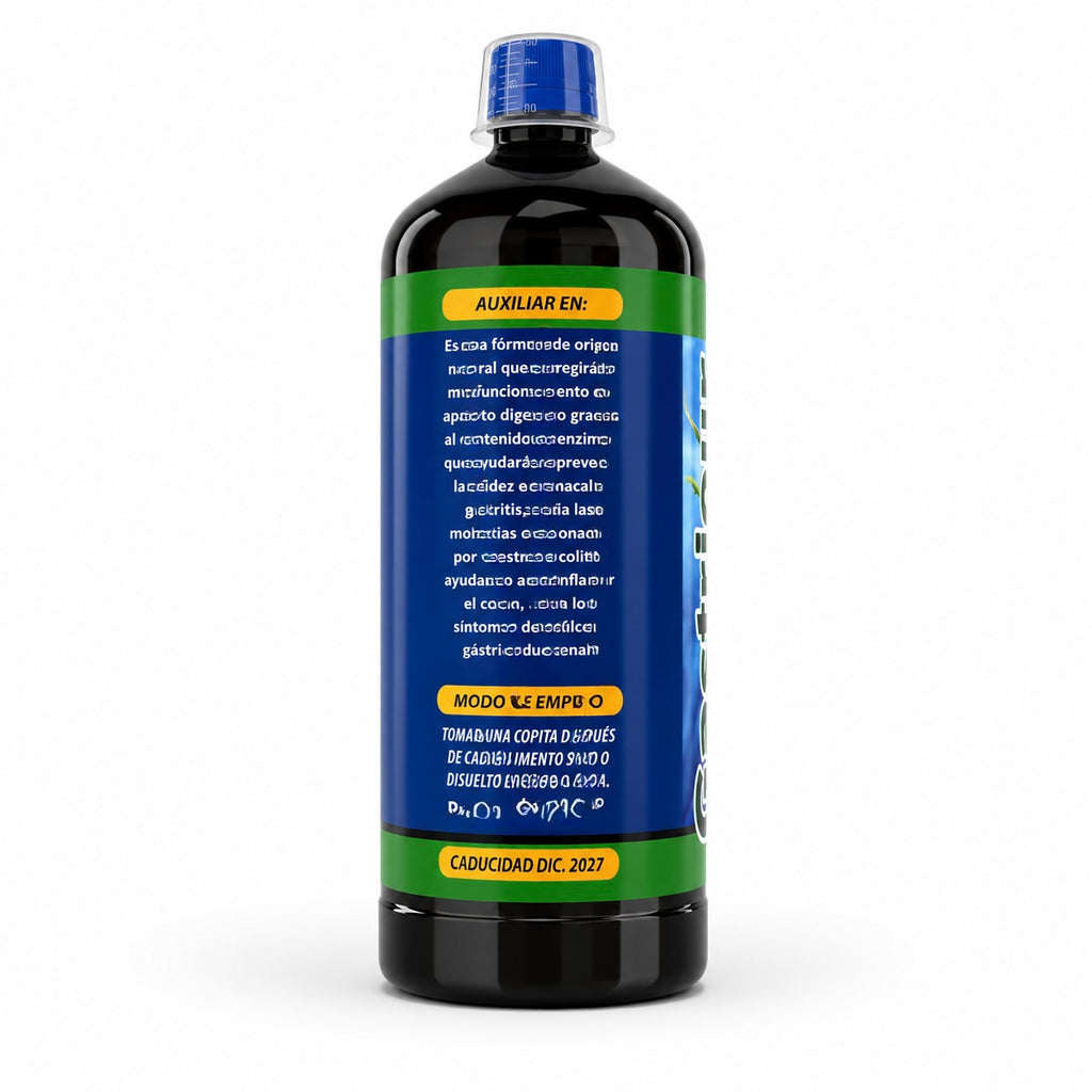 Gastricur Herbal Liquid Supplement with Aloe Vera, 1100 mL (37.2 fl oz), Traditional Botanical Blend, Liquid Dietary Supplement