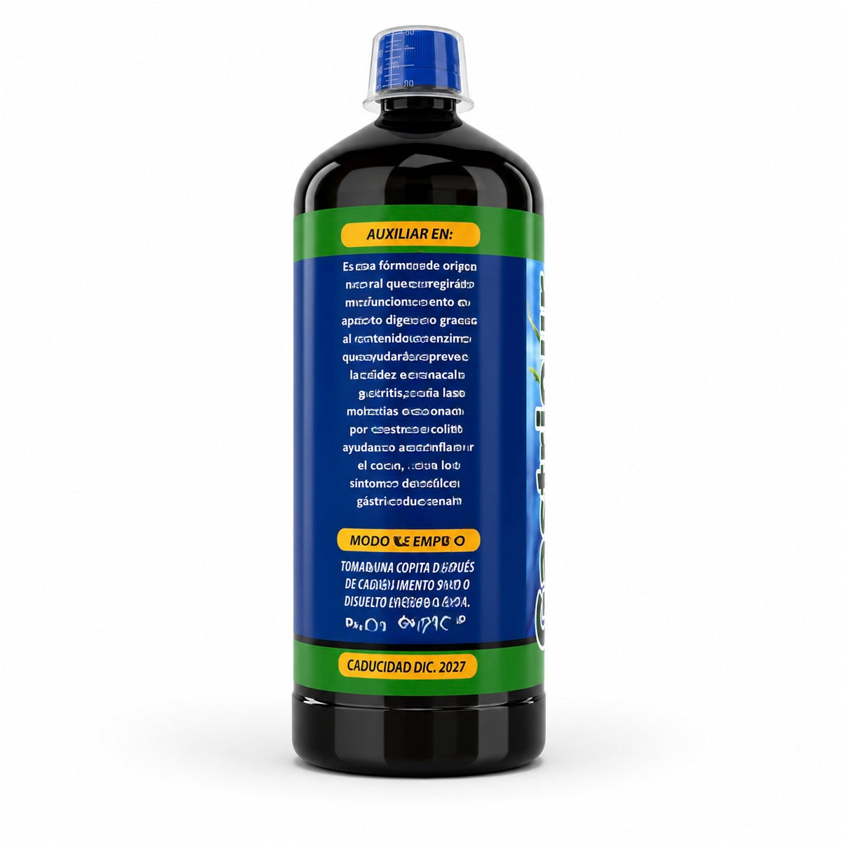 Gastricur Herbal Liquid Supplement with Aloe Vera, 1100 mL (37.2 fl oz), Traditional Botanical Blend, Liquid Dietary Supplement