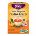 Yogi Sweet Tangerine Positive Energy Tea, Fruit & Herbal Tea Blend, Organic Halal Certified Citrus Tea, 16 Tea Bags, Sweet Tangerine Flavor