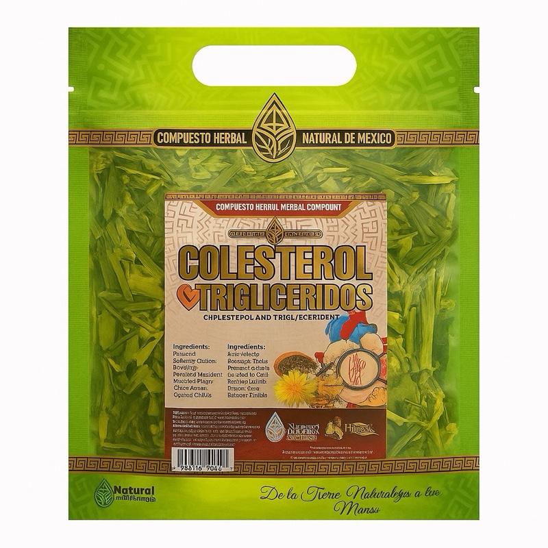 Colesterol y Trigliceridos Herbal Tea Blend Premium Loose Leaf Herbal Compound Natural Botanical Tea 4oz 113g Naturaldawaa