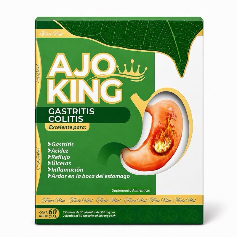 Ajo King Garlic Herbal Supplement | 60 Capsules