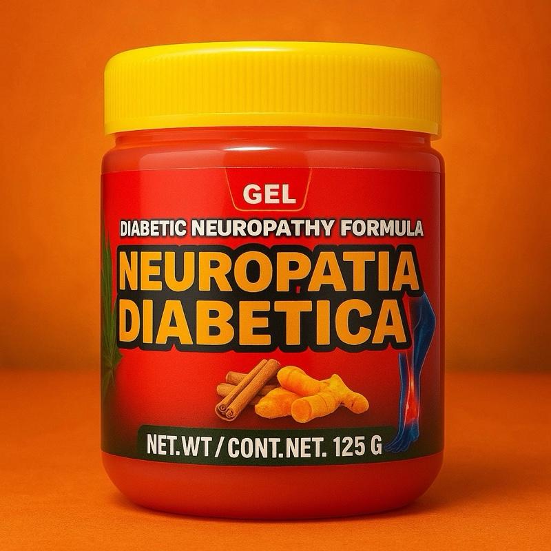 Neuropatía Diabética Massage Gel 125g – Turmeric & Cinnamon Body Care Gel | Warming Massage Formula | Made in Mexico