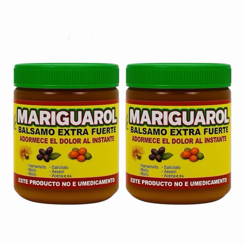 Mariguarol Extra Strength Balm with Arnica 125g (Pack of 3) – Herbal Massage Balm for Muscle & Joint Comfort | External Use Only