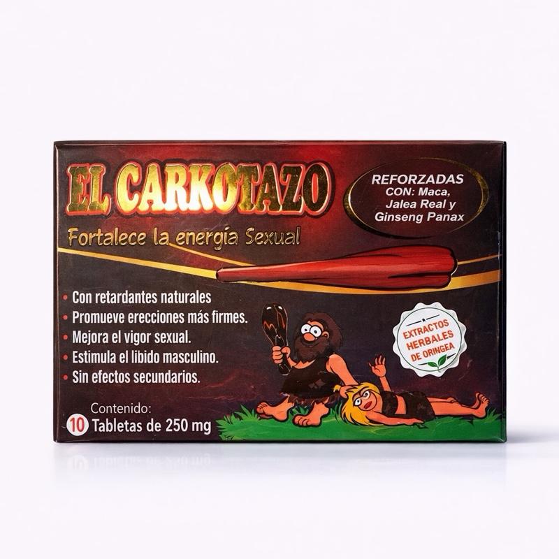 El Carkotazo Herbal Supplement Tablets with Maca & Panax Ginseng