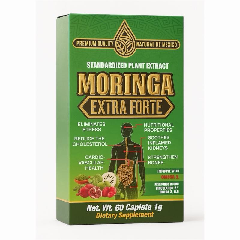 Moringa Extra Forte Premium Herbal Supplement | 60 Caplets