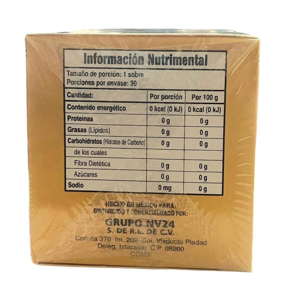 Tea Nutriabango with 5% Propolis Herbal Tea, Eucalyptus, Hawthorn, Mullein & Framboyant Blend, Organic Herbal Tea, 30 Tea Bags