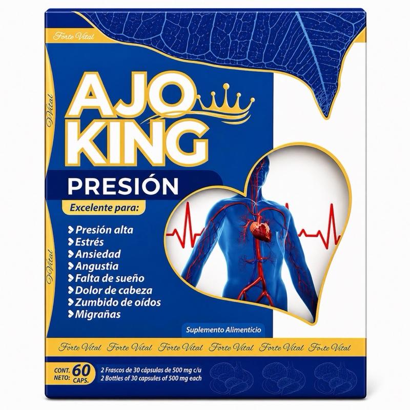 Ajo King Garlic Herbal Supplement | 60 Capsules