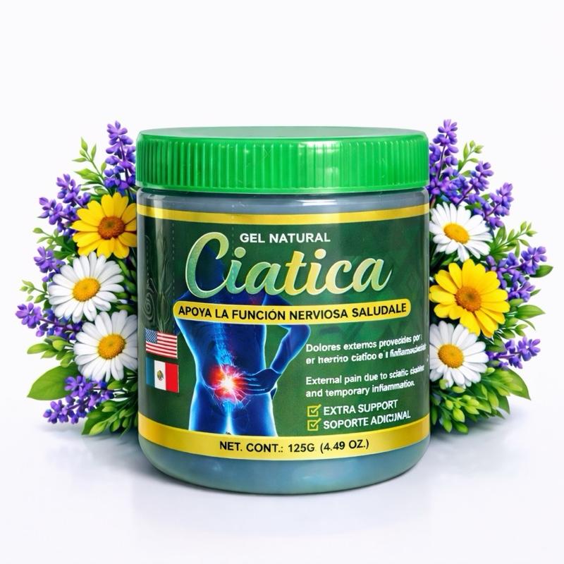 Ciatica Cooling Massage Gel 125g – Fast Absorbing Botanical Body Gel for Daily Comfort & Recovery